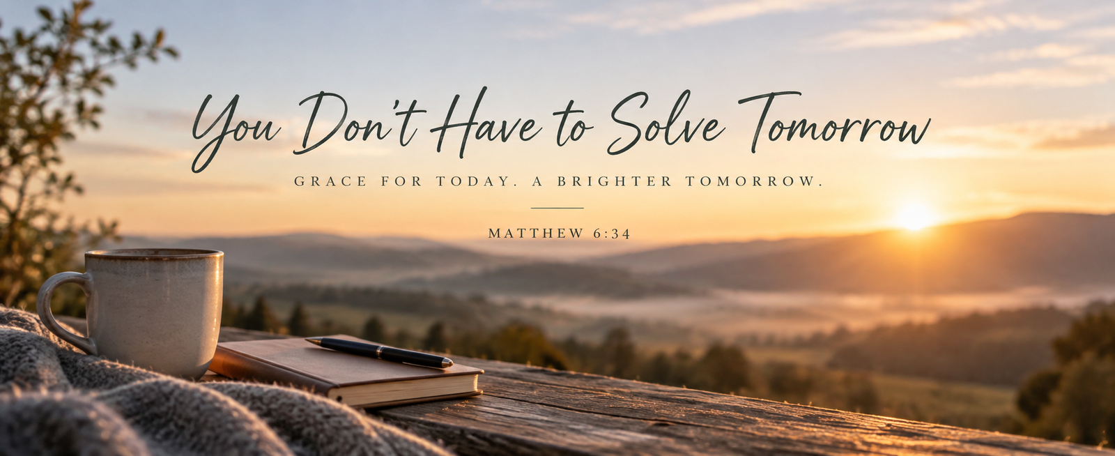 You Don’t Have to Solve Tomorrow